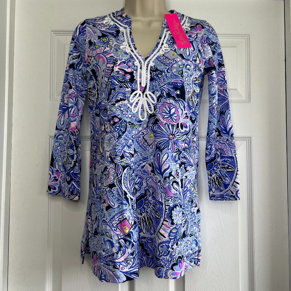 Elephant Print! NWT Kaia Knit Tunic Namastay In The Jungle XXS